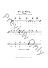 Five On A Bike piano sheet music cover